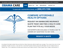 Tablet Screenshot of obama-care.org